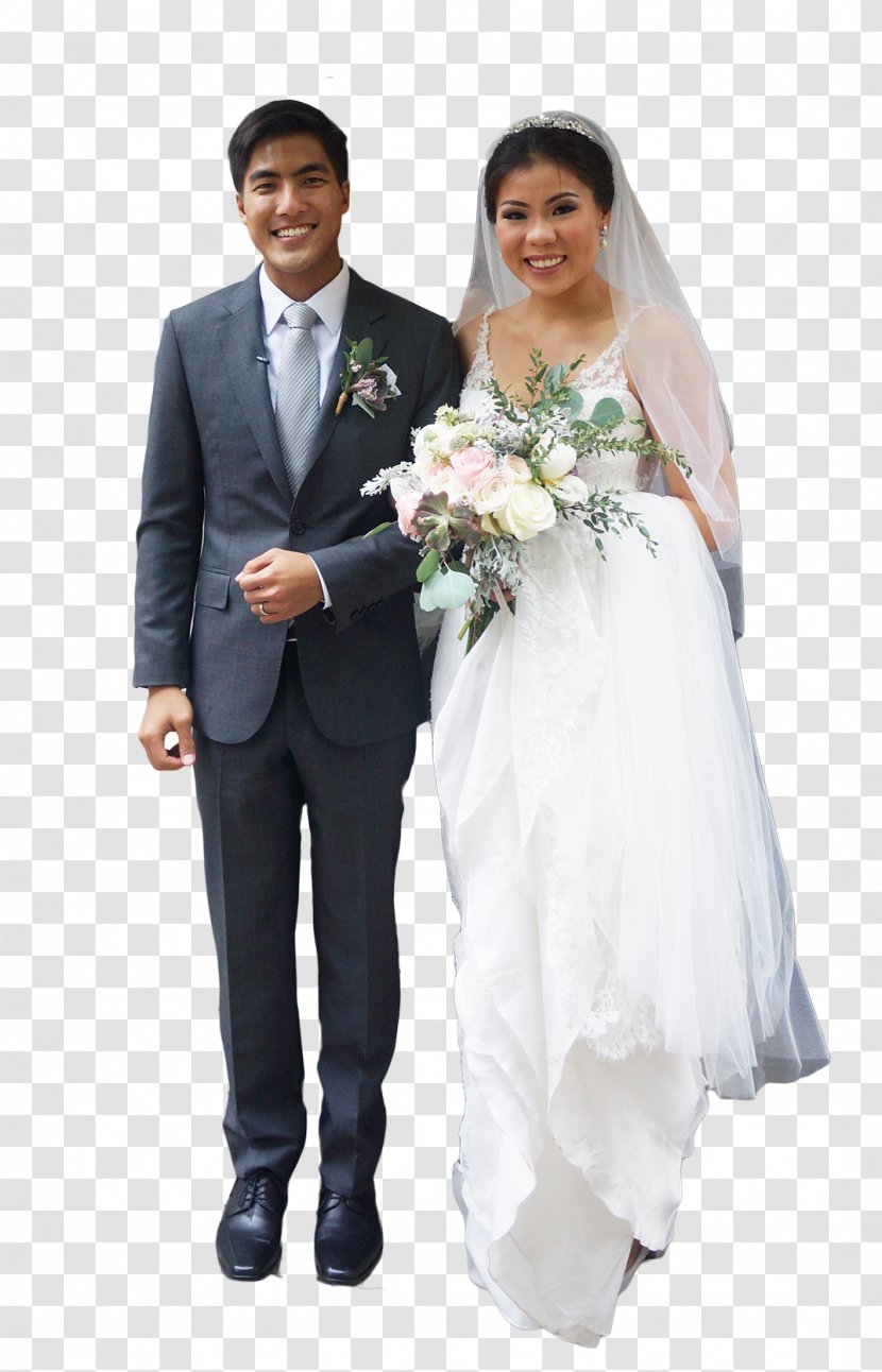 Marriage Wedding Bride Couple - Flower Bouquet Transparent PNG