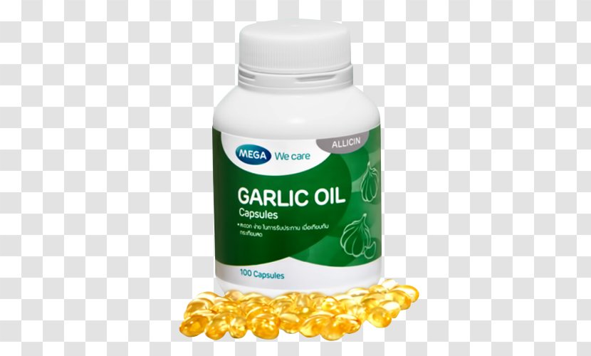 Garlic Oil Fish Dietary Supplement Transparent PNG