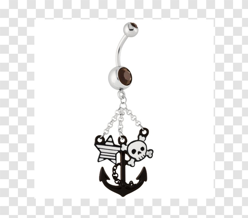 Body Jewellery Charms & Pendants Silver Anchor Transparent PNG
