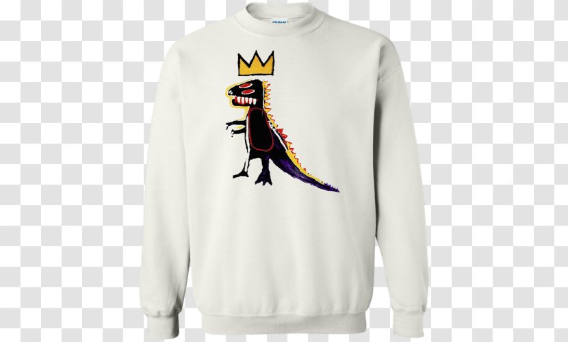 Long-sleeved T-shirt Hoodie Tyrannosaurus - Tshirt Transparent PNG