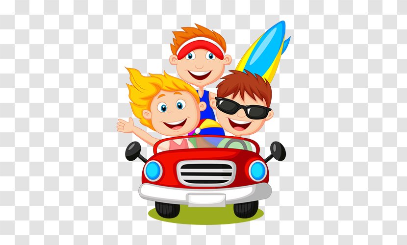 Cartoon Driving Illustration - Photography - Characters A Ride Of The Brothers Transparent PNG