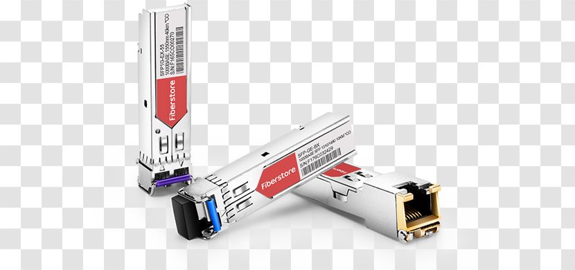 Small Form-factor Pluggable Transceiver Telecommunications Optical Fiber Twisted Pair Transparent PNG