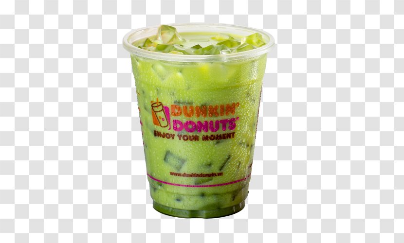 Green Tea Latte Matcha Donuts - Drink Transparent PNG
