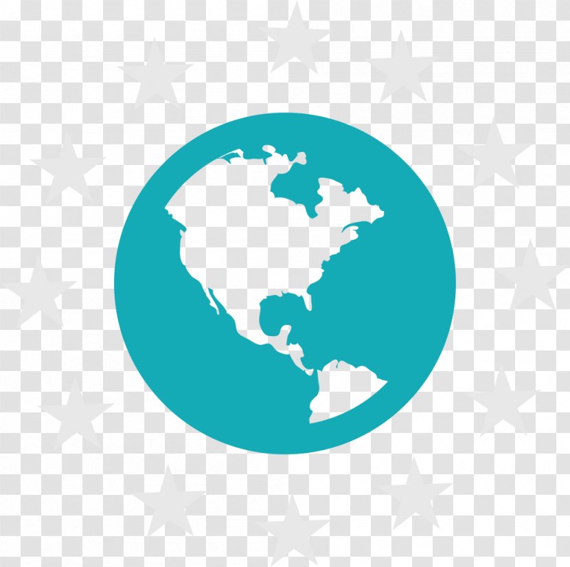 Globe World Clip Art - Aqua Transparent PNG