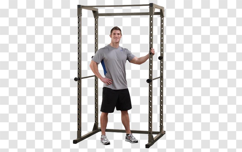 Power Rack Weight Training Physical Fitness Exercise Centre - Neck - Barbell Transparent PNG