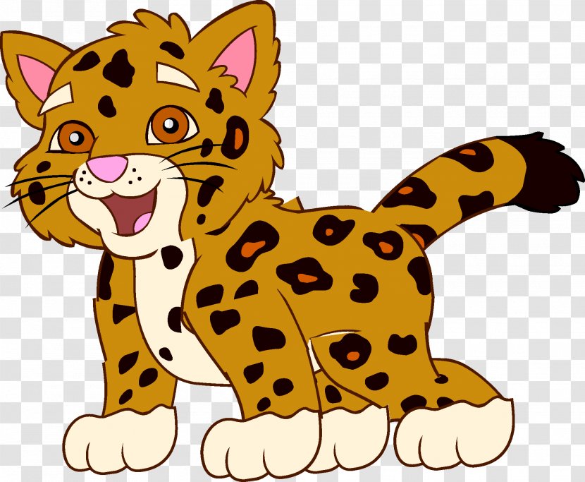 Baby Jaguar Backpack Nickelodeon Clip Art - Tiger - Cartoon Cat Transparent PNG