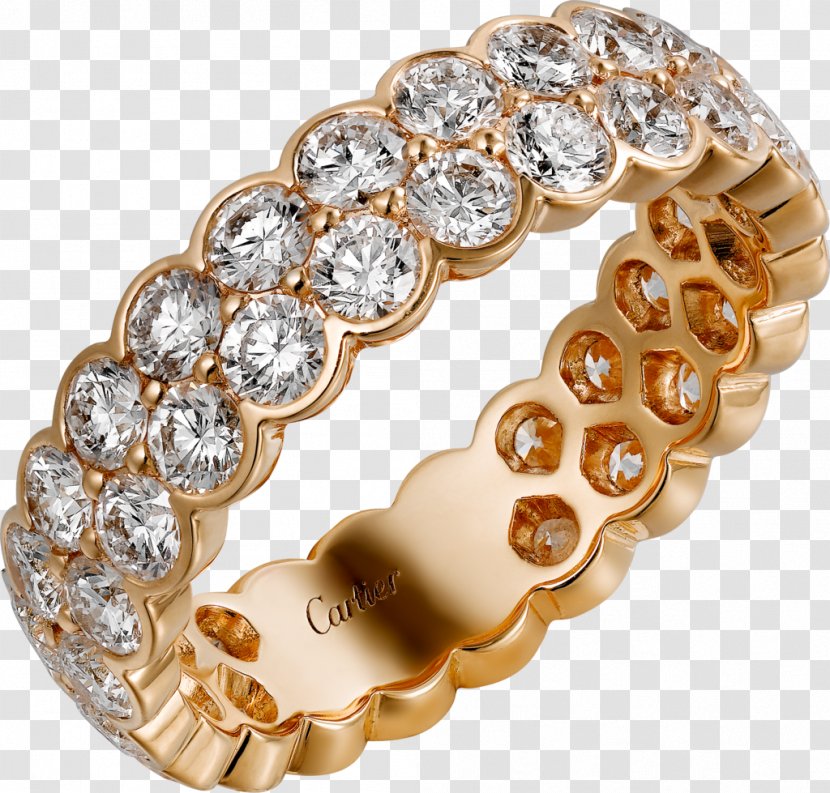 Wedding Ring Gold Cartier Jewellery Transparent PNG
