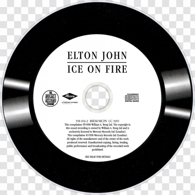 Compact Disc Brand - Elton John Transparent PNG