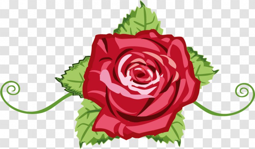 Garden Roses Cabbage Rose Floral Design Flower Clip Art - Cartoon Transparent PNG