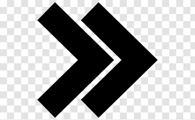 Arrow Symbol Chevron - Black Transparent PNG