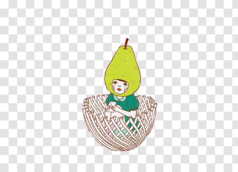 Pear Woman Gratis - Watercolor - Hand-painted Transparent PNG