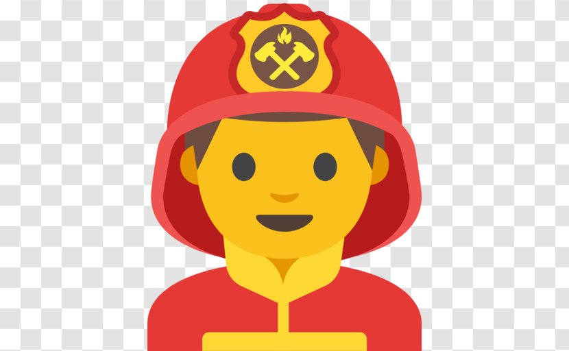 Smiley Emoji Firefighter Clip Art - Cut Copy And Paste Transparent PNG