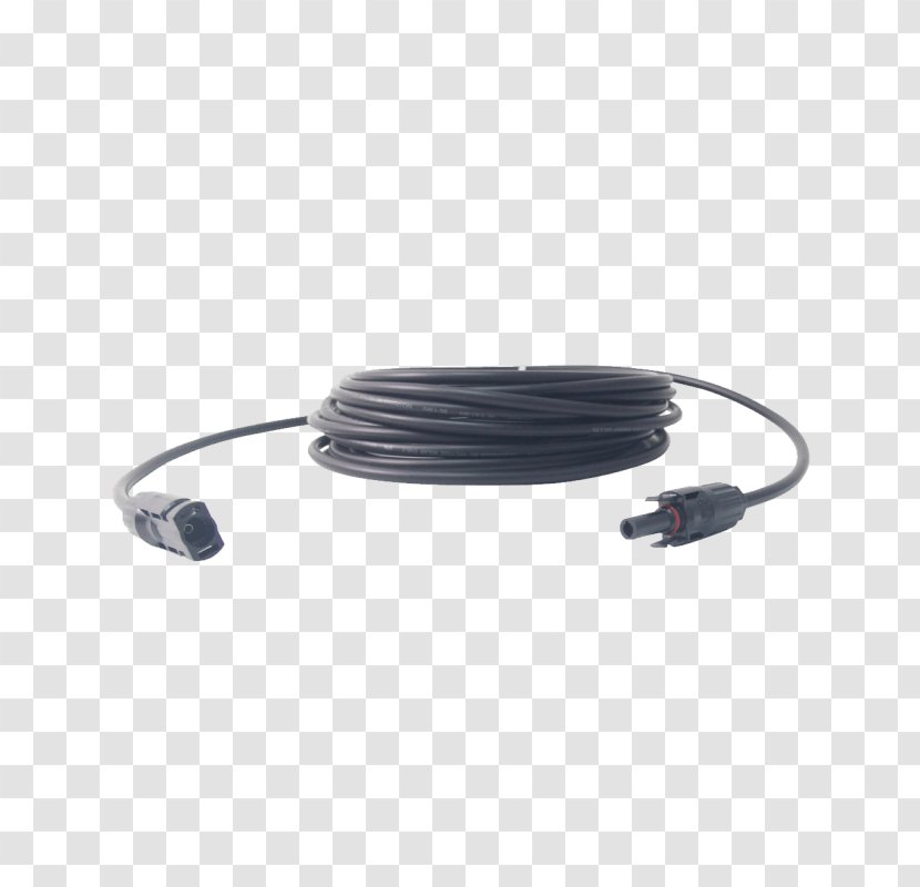 MC4 Connector Solar Panels American Wire Gauge Coaxial Cable - Charger - Data Transfer Transparent PNG