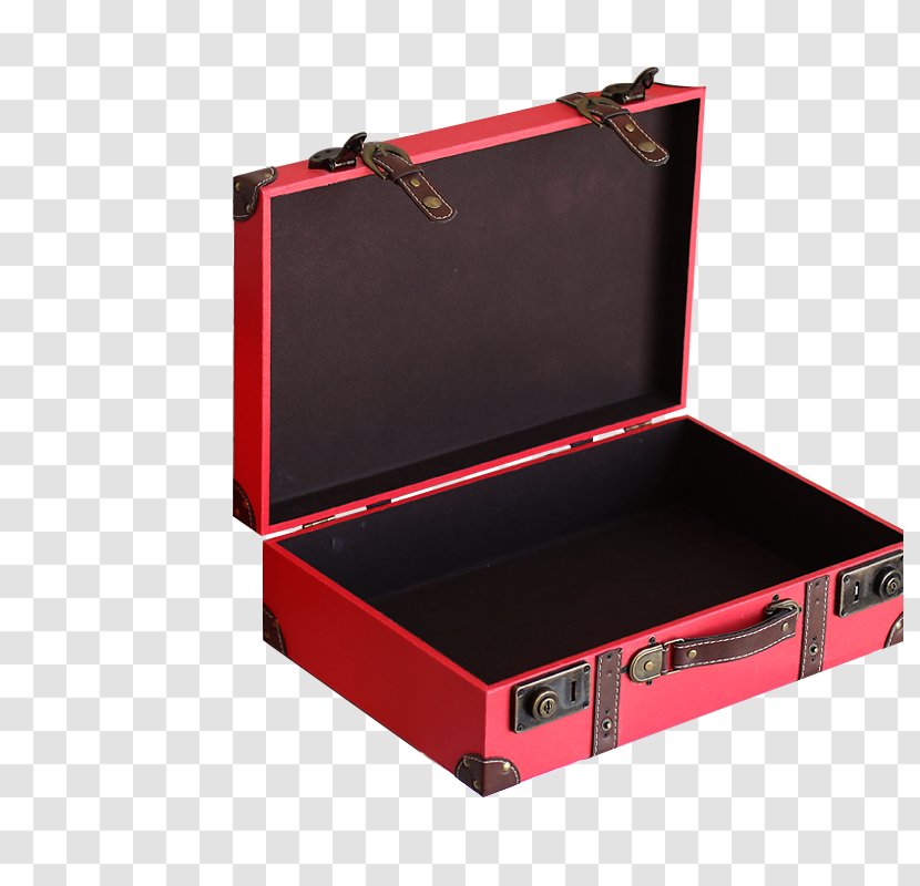 Suitcase - Red Transparent PNG