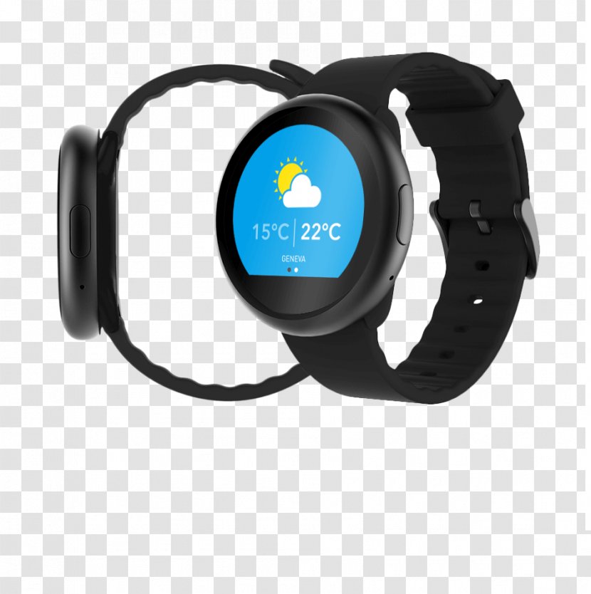 MyKronoz ZeRound 2 One Size Smartwatch Think Action Ltd - Audio - Personal Assistant Transparent PNG