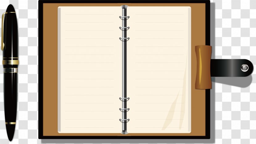 Paper Notebook Fountain Pen Transparent PNG