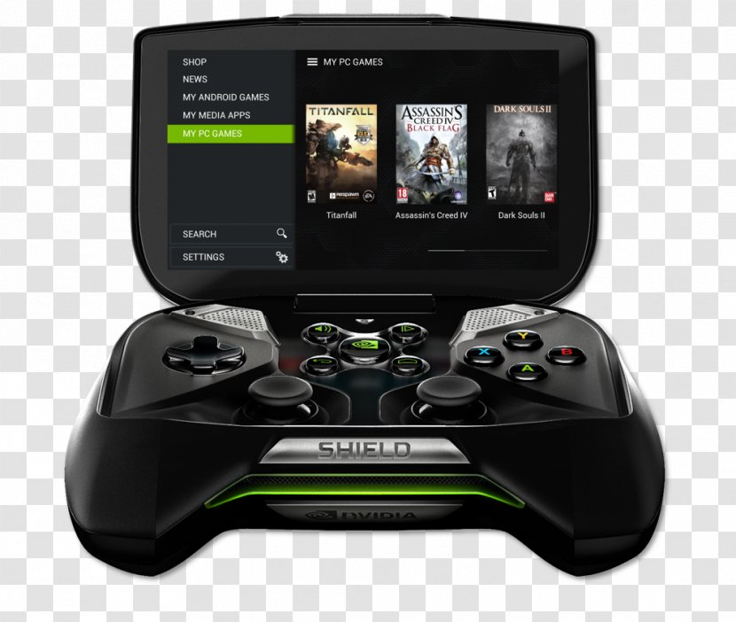 Nvidia Shield Tegra 4 Video Game Consoles Transparent PNG