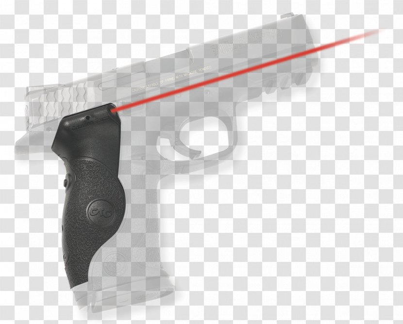 Smith & Wesson M&P Crimson Trace Sight Firearm - Shooting Traces Transparent PNG