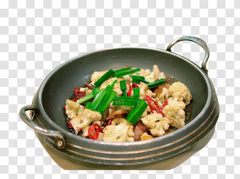 Omelette Cauliflower Food Vegetable - Frying Pan - Griddle Transparent PNG