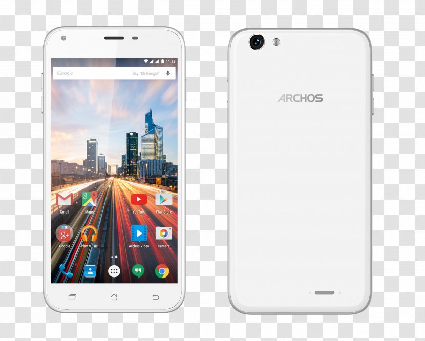 Telephone Archos 50 Helium Plus Smartphone ARCHOS Saphir Android Transparent PNG