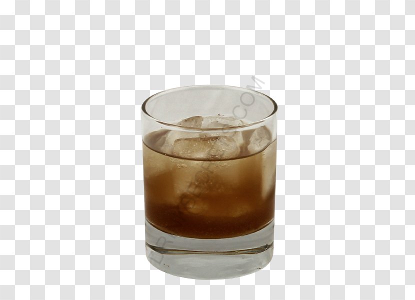 Black Russian Old Fashioned Glass Transparent PNG