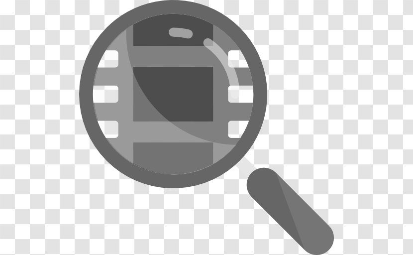Black And White Brand Symbol - Magnifying Glass - User Transparent PNG
