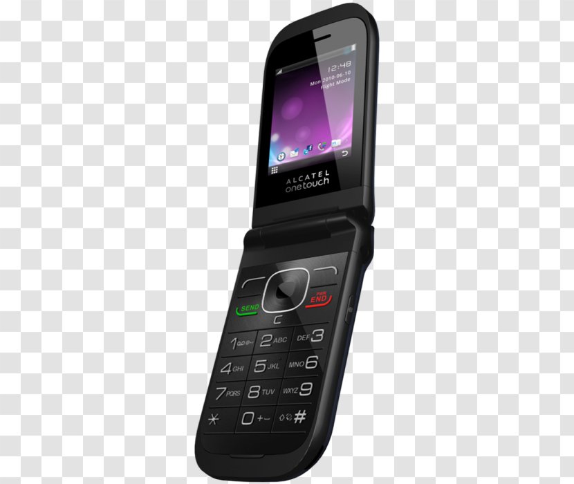 Feature Phone Alcatel Mobile Telephone Clamshell Design Product Manuals - Electronics - Flip Phones Transparent PNG