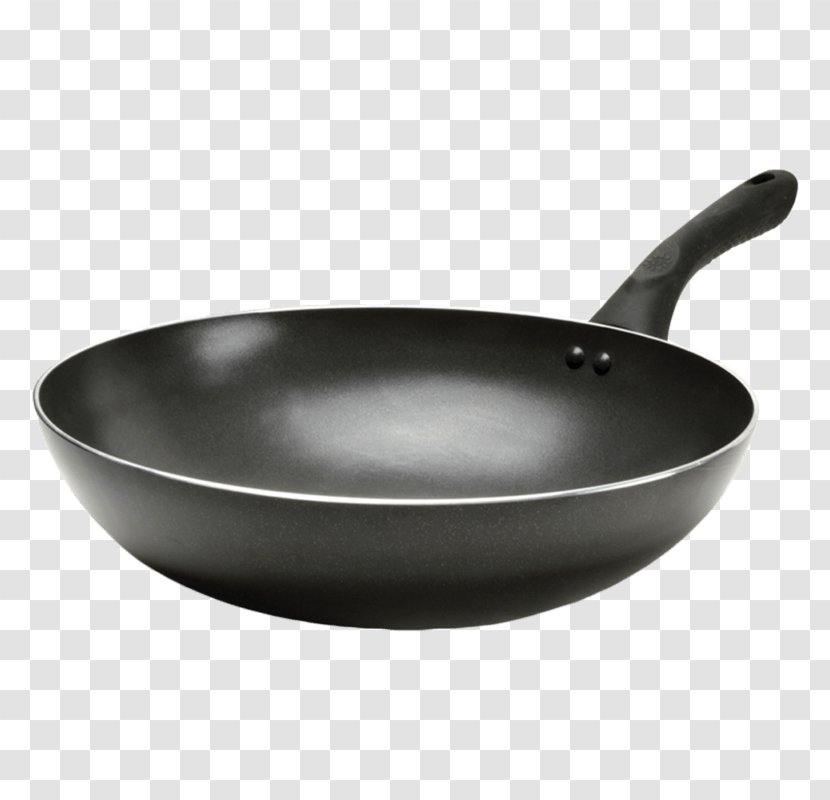 Frying Pan Wok Cookware Non-stick Surface - Stewing Transparent PNG