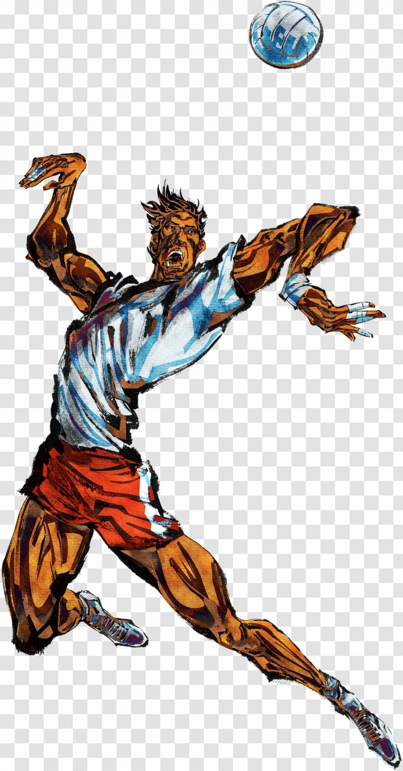 Beach Volleyball Player Football - Character Transparent PNG