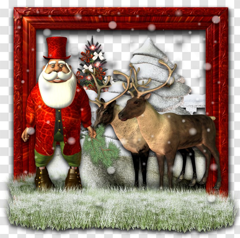 Ded Moroz Christmas Ornament Santa Claus Reindeer - Illustration Transparent PNG