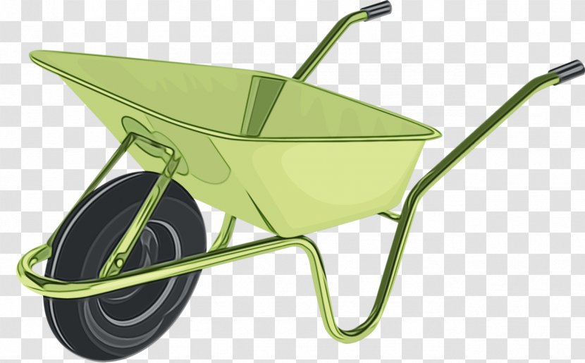 Watercolor Garden - Cart - Wheel Tool Transparent PNG