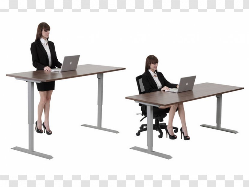 Desks, Tables & Chairs Standing Desk Furniture - Caster - Office Transparent PNG