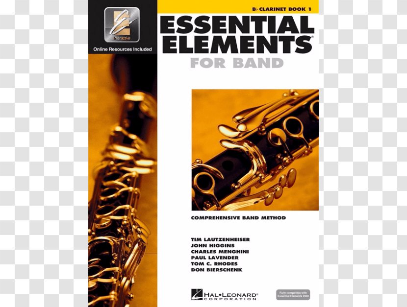 Essential Elements 2000: Comprehensive Band Method: B Flat Clarinet Technique 2000 Book - Watercolor Transparent PNG