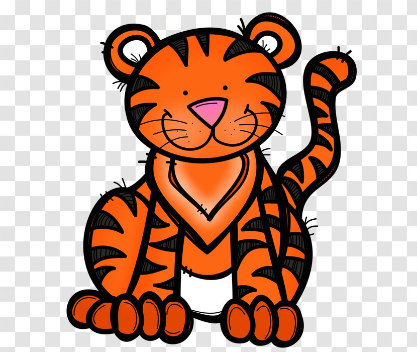 Zoo Animal Education Tiger - Cat - Common Core Addition Problems Transparent PNG