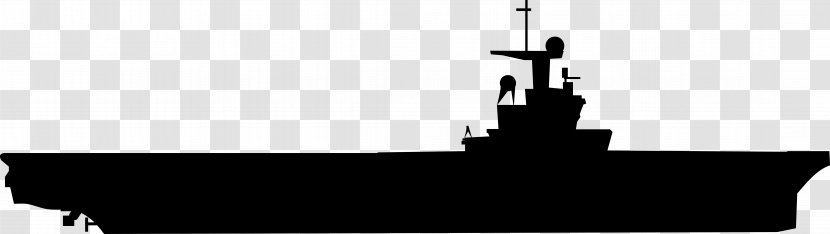 Silhouette Aircraft Carrier Airplane Navy - French Charles De Gaulle Transparent PNG