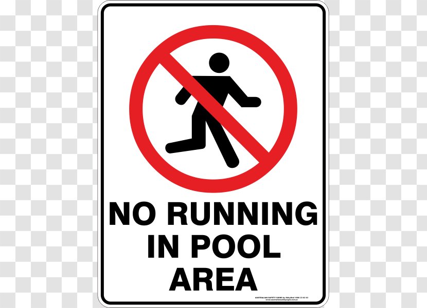 Safety Warning Sign Hazard Swimming Pool - Exit Transparent PNG