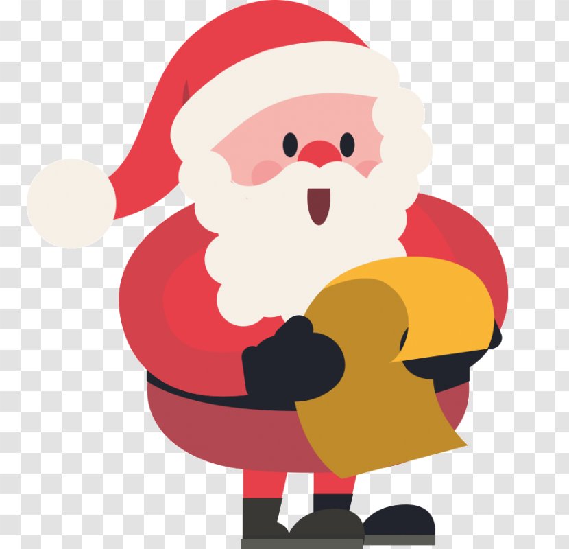 Santa Claus Christmas Clip Art - Grandfather Transparent PNG