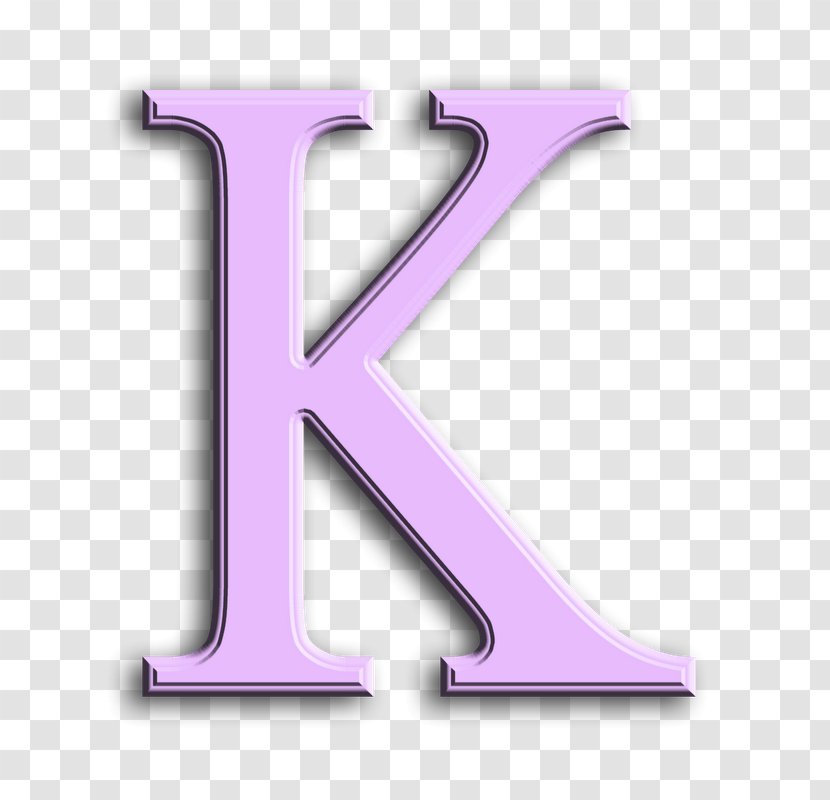 Letter Purple-K Paper Idea - K - ALPHABETS Transparent PNG