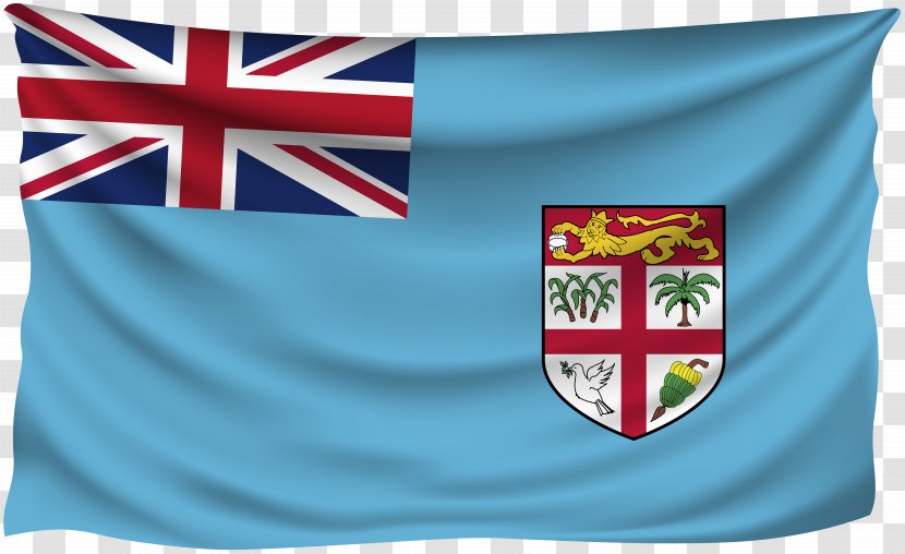 Flag Of Fiji Cyclone Winston National - Anthem - WRINKLED Transparent PNG