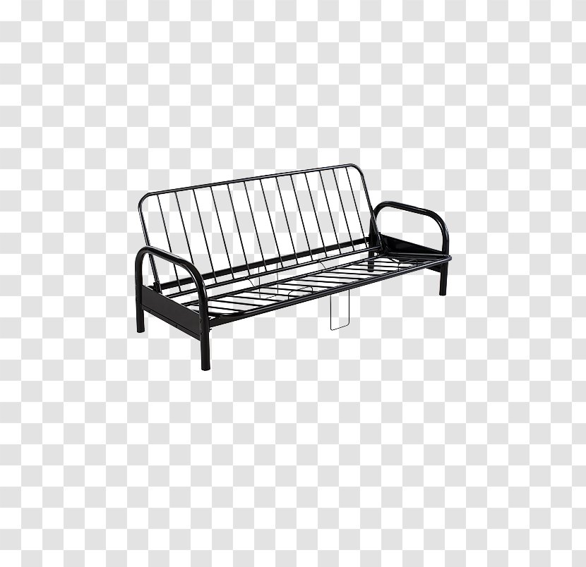 Futon Couch Bed Frame Metal - Outdoor Table Transparent PNG