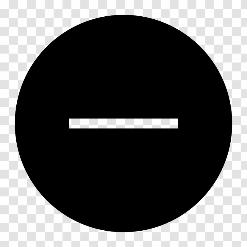 Circle Brand Angle Font - Symbol - Minus Sign Transparent PNG