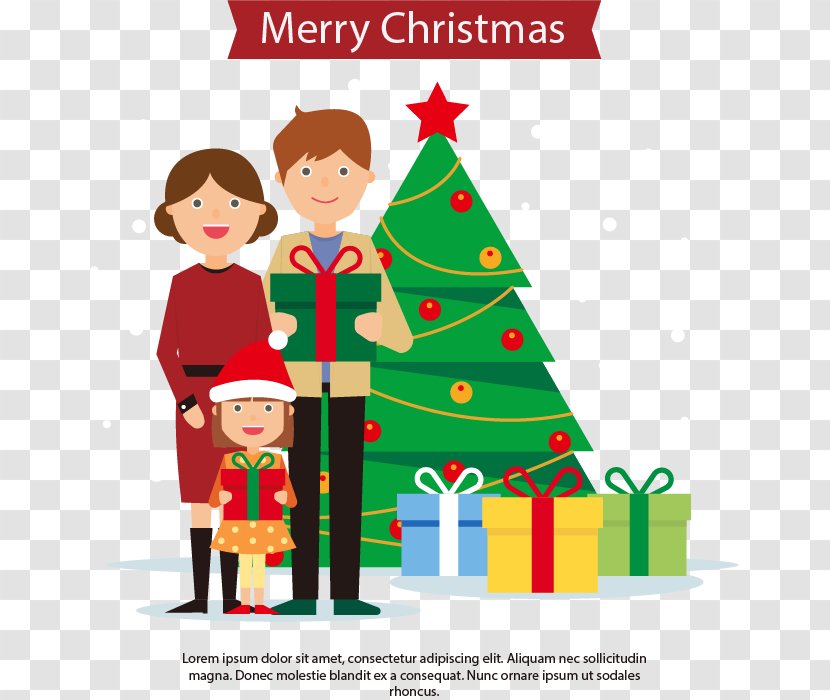 Christmas Tree Family - Mother Transparent PNG
