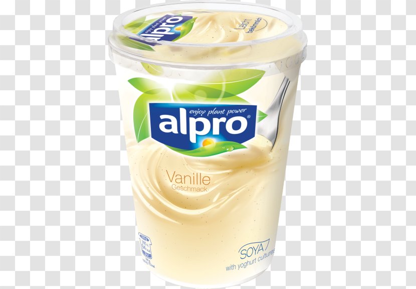 Cream Soy Milk Alpro Yoghurt Transparent PNG