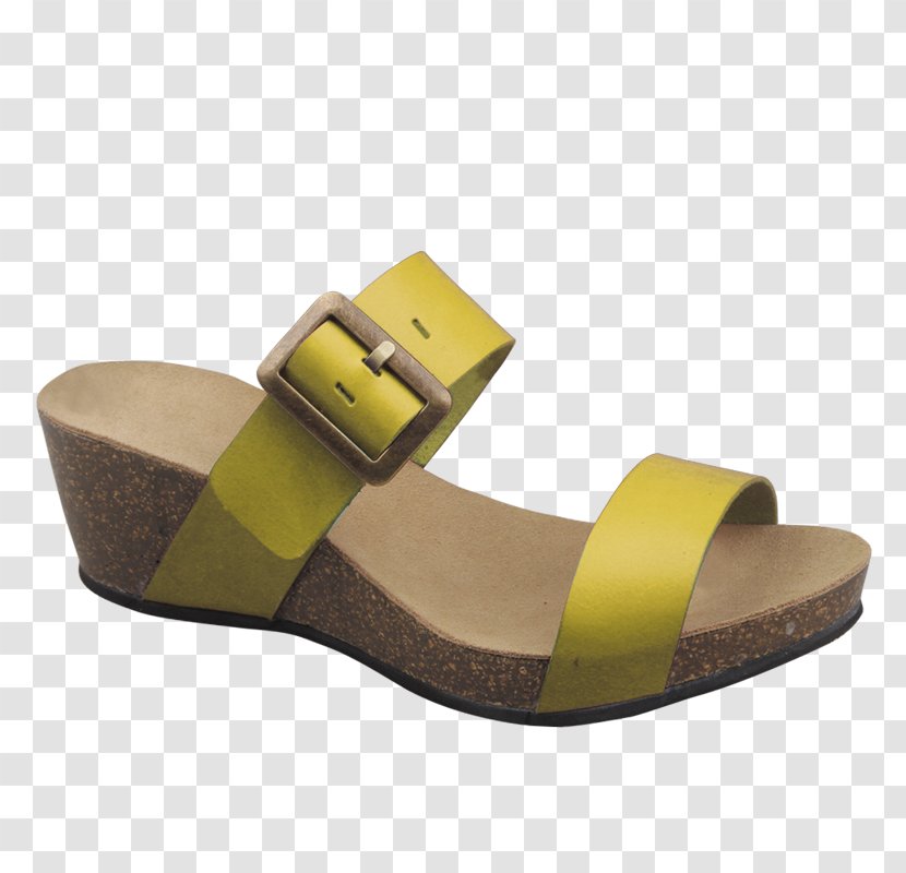 Product Design Sandal Slide Shoe - Footwear - Comfortable Flat Shoes For Women Yellow Transparent PNG