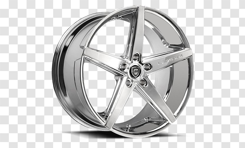 Custom Wheel Tire Car Rim - Spoke - Chromium Plated Transparent PNG