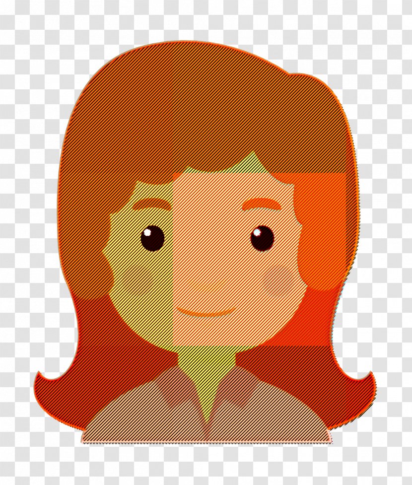 Woman Icon People Young Avatar - Head - Animation Cheek Transparent PNG