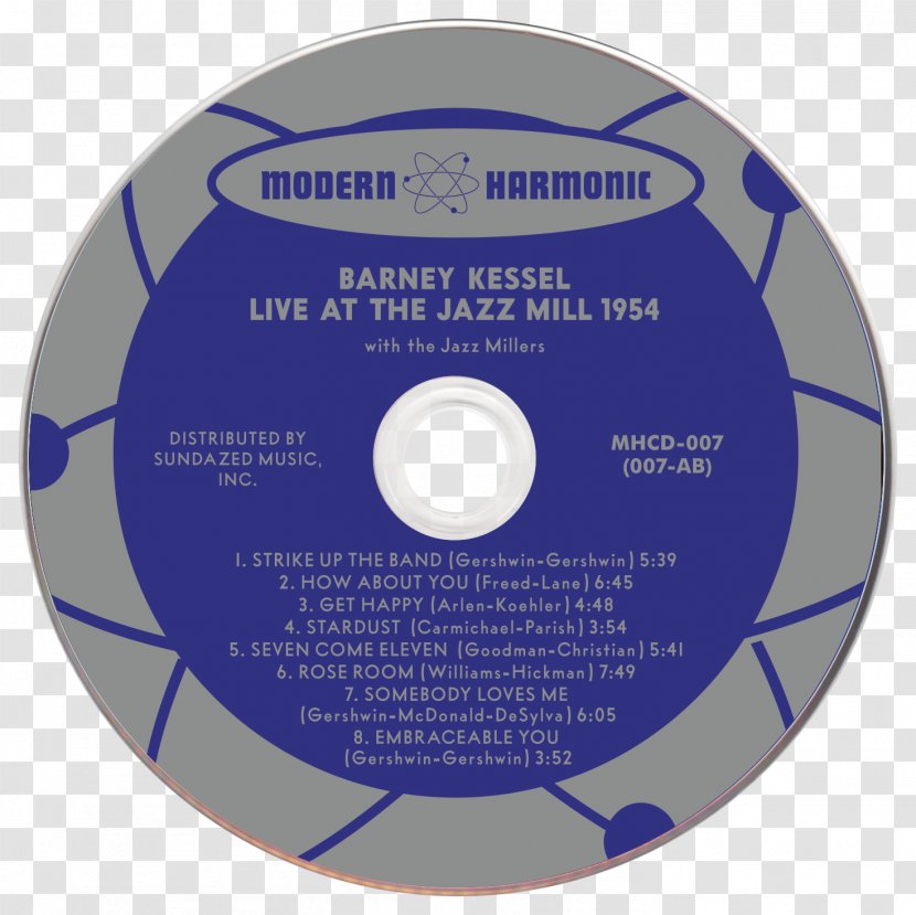Compact Disc Barney Kessel: Live At The Jazz Mill 1954 Sundazed Records - Album - Sound Recording And Reproduction Transparent PNG