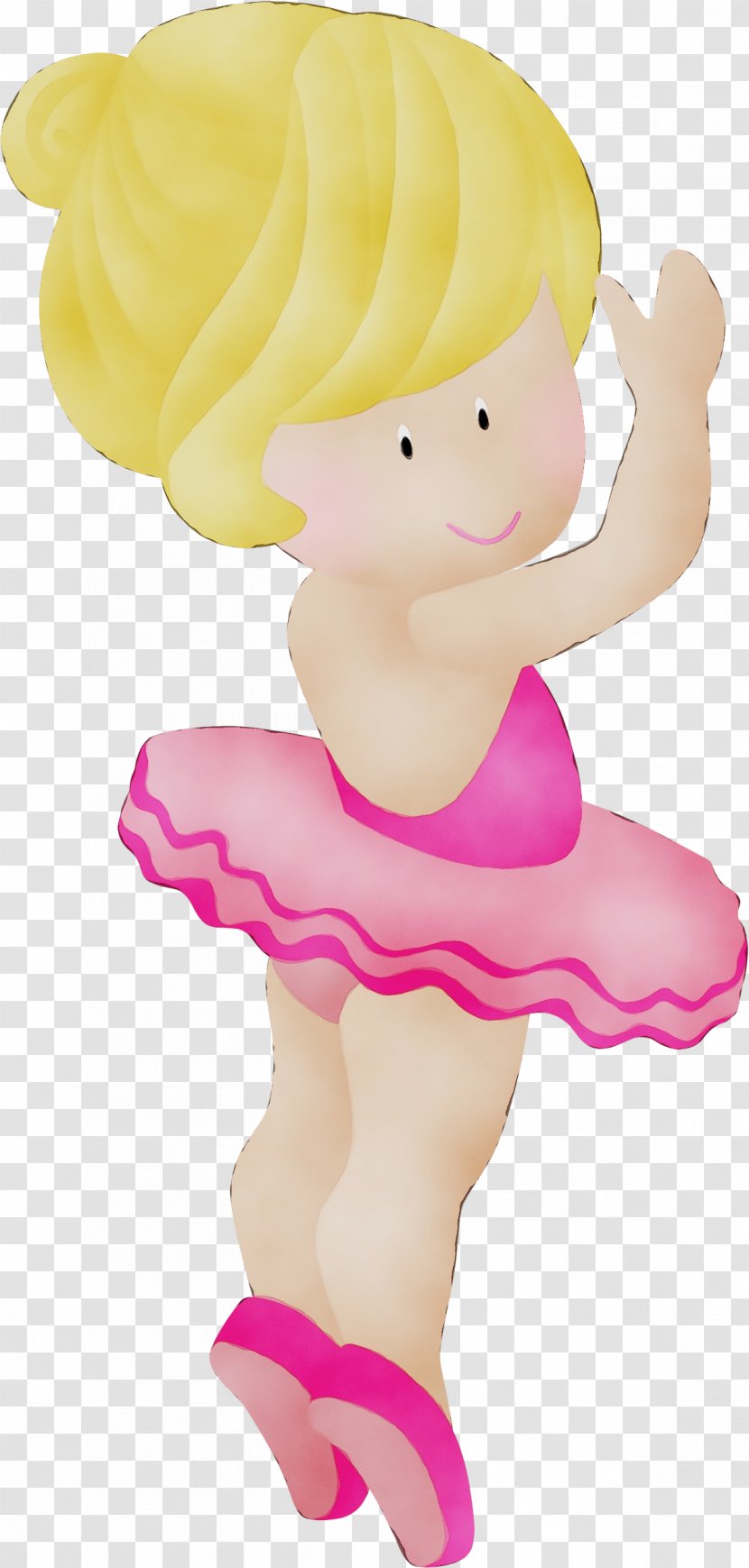 Cartoon Pink Clip Art Figurine Muscle - Smile Animation Transparent PNG