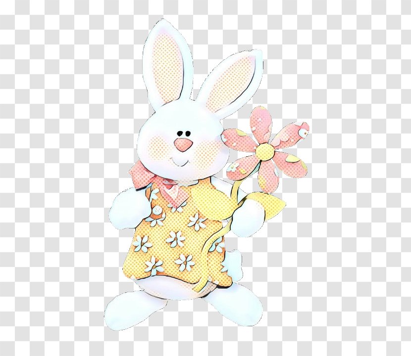 Easter Bunny Stuffed Animals & Cuddly Toys Figurine - Rabbits And Hares Transparent PNG