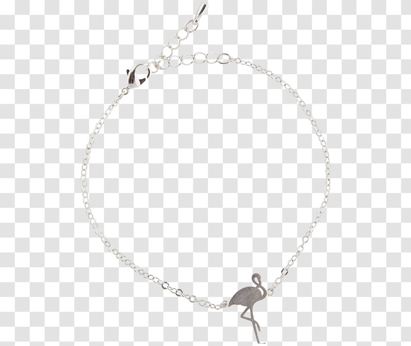 Locket Anklet Bracelet Silver Necklace - Flamingo Deductible Element Transparent PNG